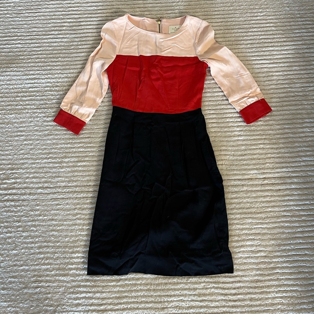 Kate Spade Parker Colorblock Sheath Dress - Taylor Swift Style! Size 0 - Picture 6 of 13